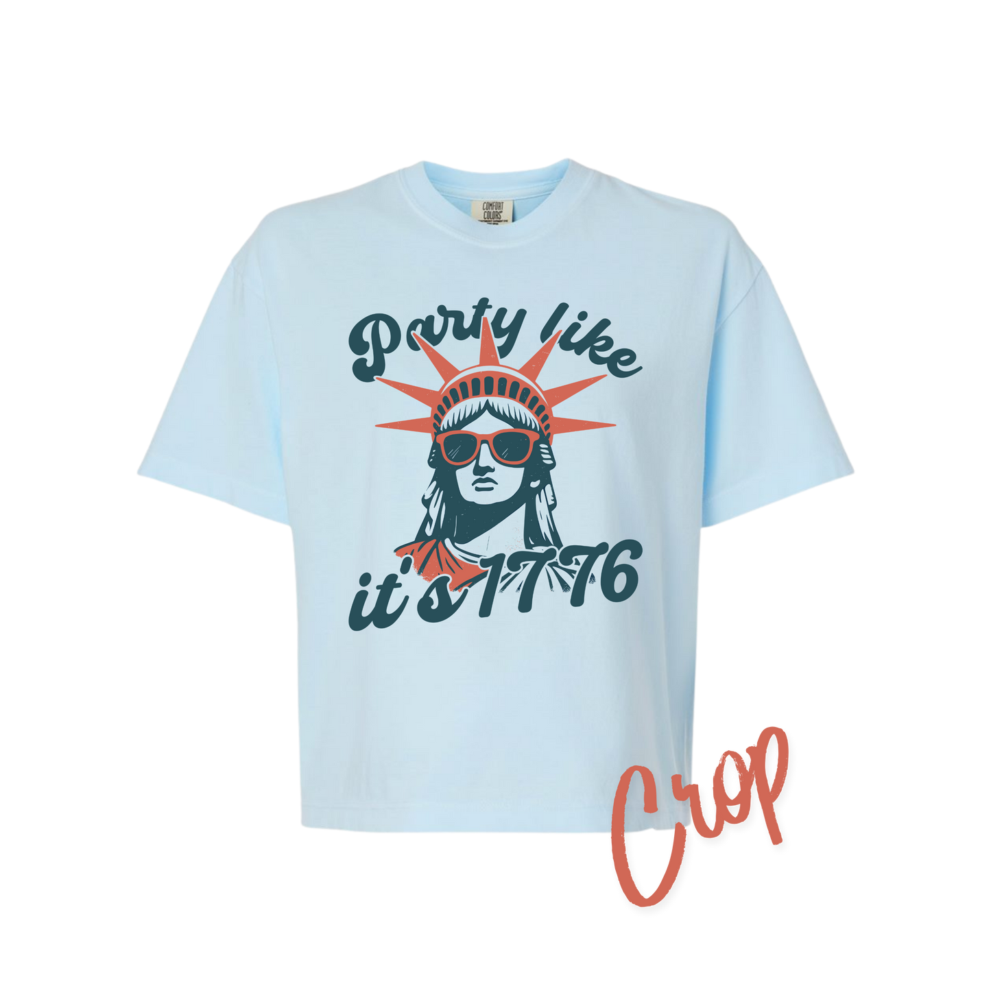 Party Like It’s 1776 Crop Tee