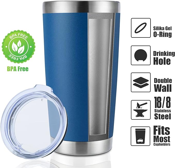 20 OZ SMOOTH TUMBLER - LASER ENGRAVED - Seeds & Sawdust