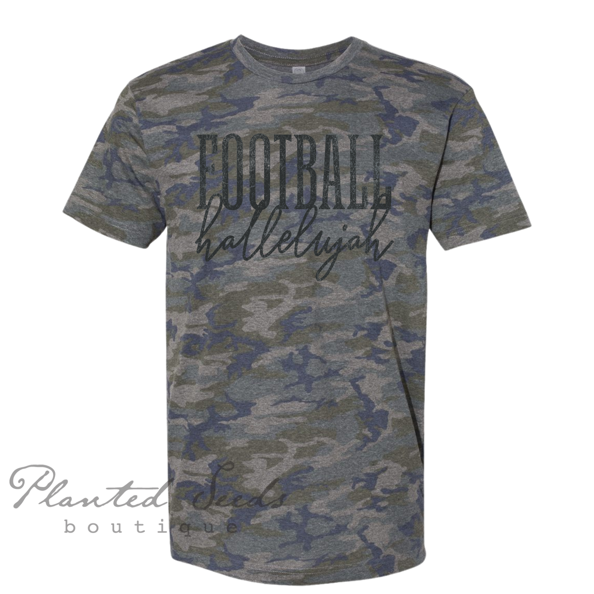 Football Hallelujah Camo Tee