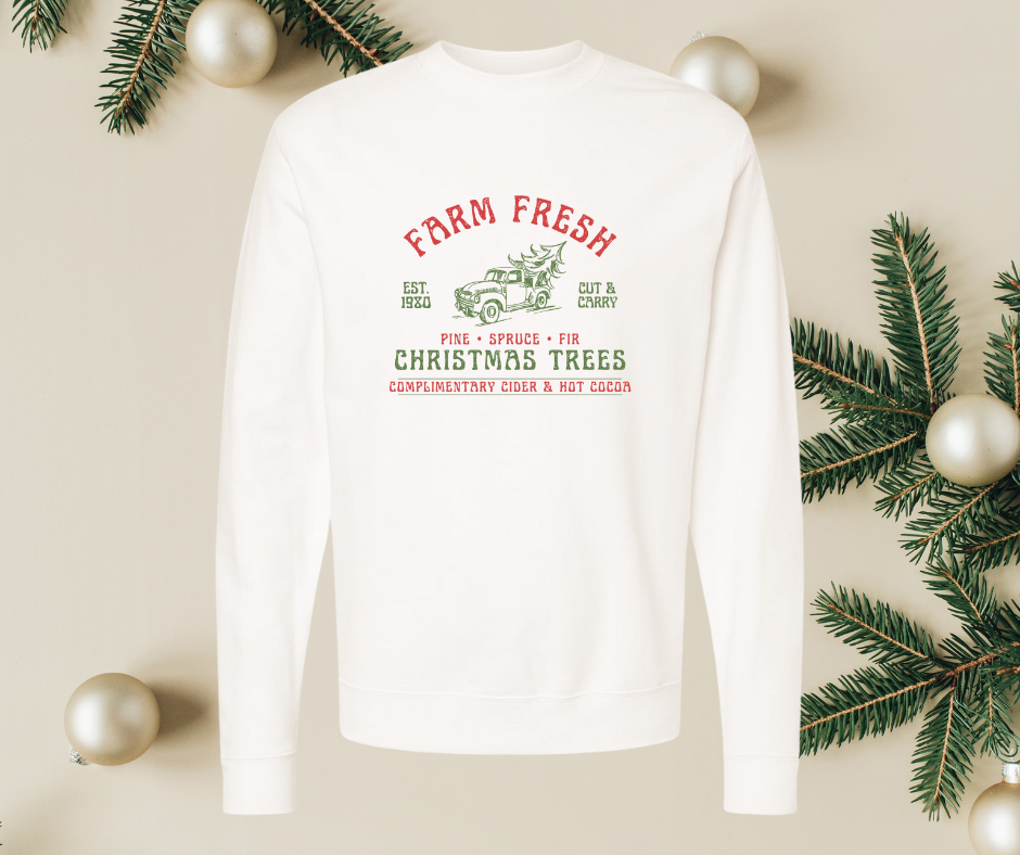 Farm Fresh Trees Sweatshirt