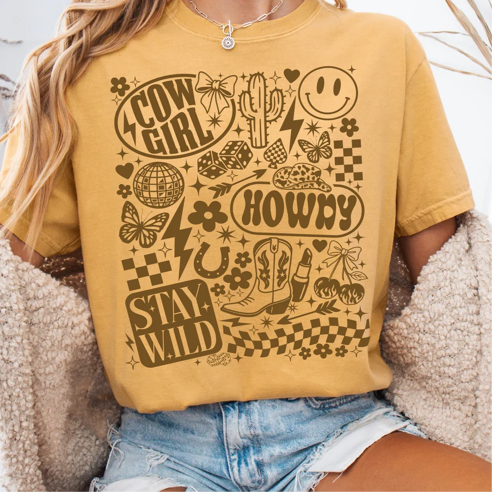 Howdy Cowgirl Tee