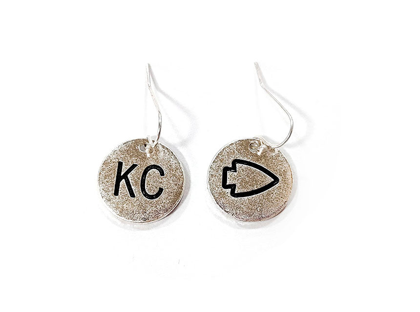 Silver KC Earrings