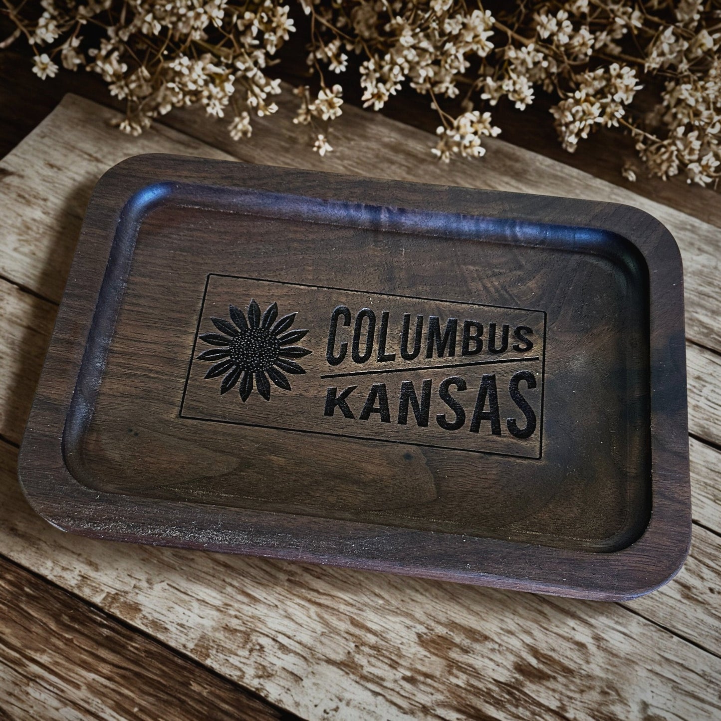 Columbus, Kansas Brick Catchall Tray - Seeds & Sawdust