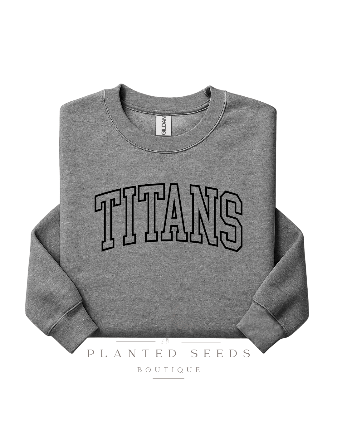 Titans Outline Black - Seeds & Sawdust