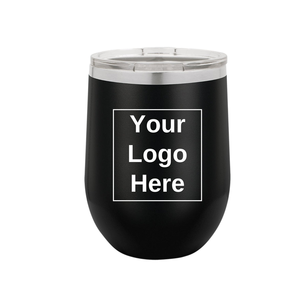 12 OZ WINE TUMBLER - LASER ENGRAVED - Seeds & Sawdust