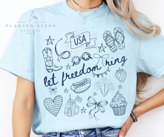 Let Freedom Ring Tee