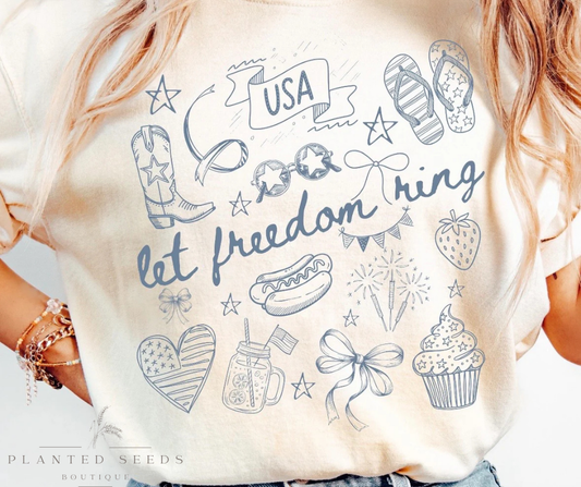 Let Freedom Ring Tee