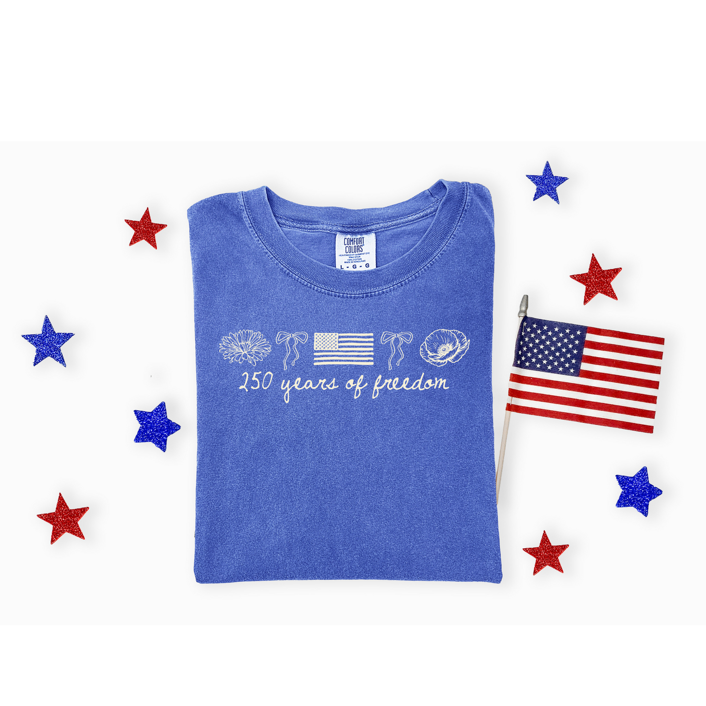250 Years of Freedom Blue Tee