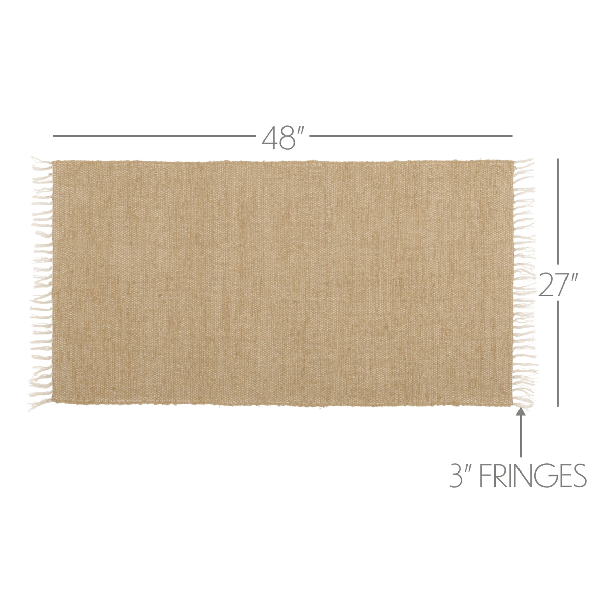 Burlap Natural Chindi/Rag Rug