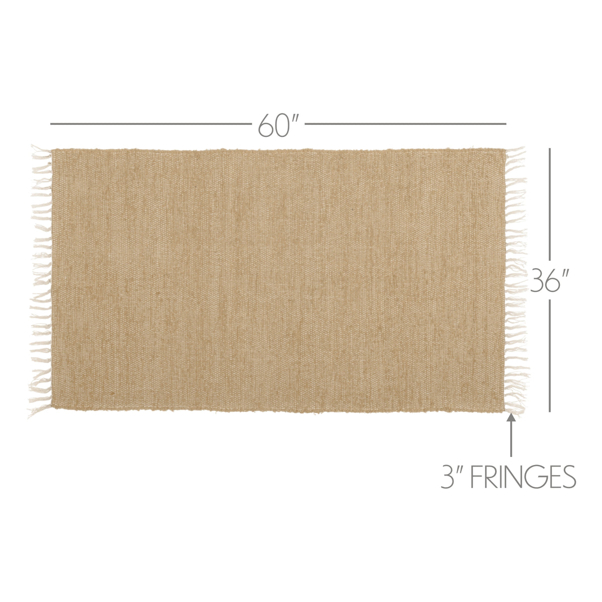 Burlap Natural Chindi/Rag Rug