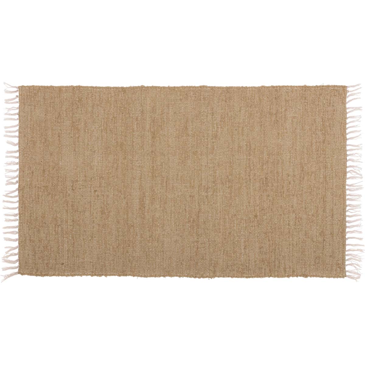 Burlap Natural Chindi/Rag Rug 36x60