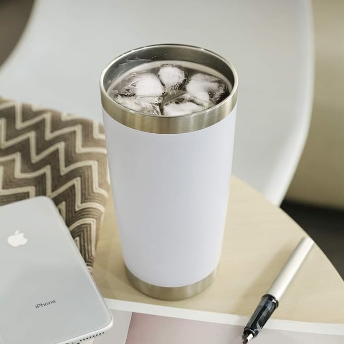 20 OZ SMOOTH TUMBLER - LASER ENGRAVED - Seeds & Sawdust