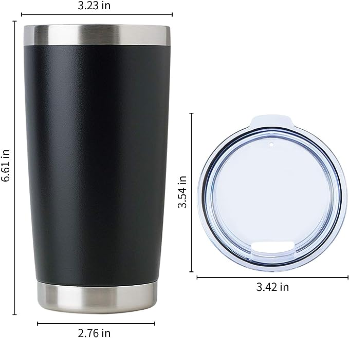 20 OZ SMOOTH TUMBLER - LASER ENGRAVED - Seeds & Sawdust
