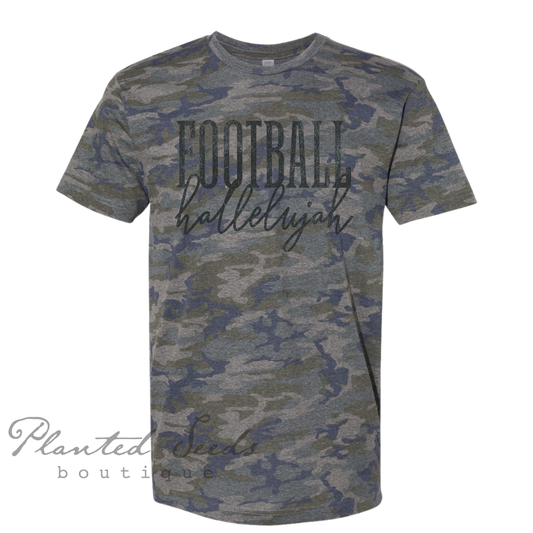 Football Hallelujah Camo Tee