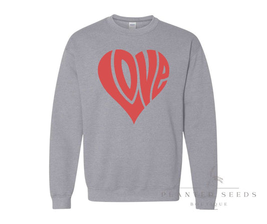 Love Heart Sweatshirt