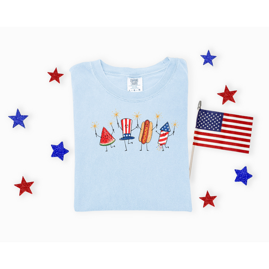 Stars, Stripes, Snacks Tee