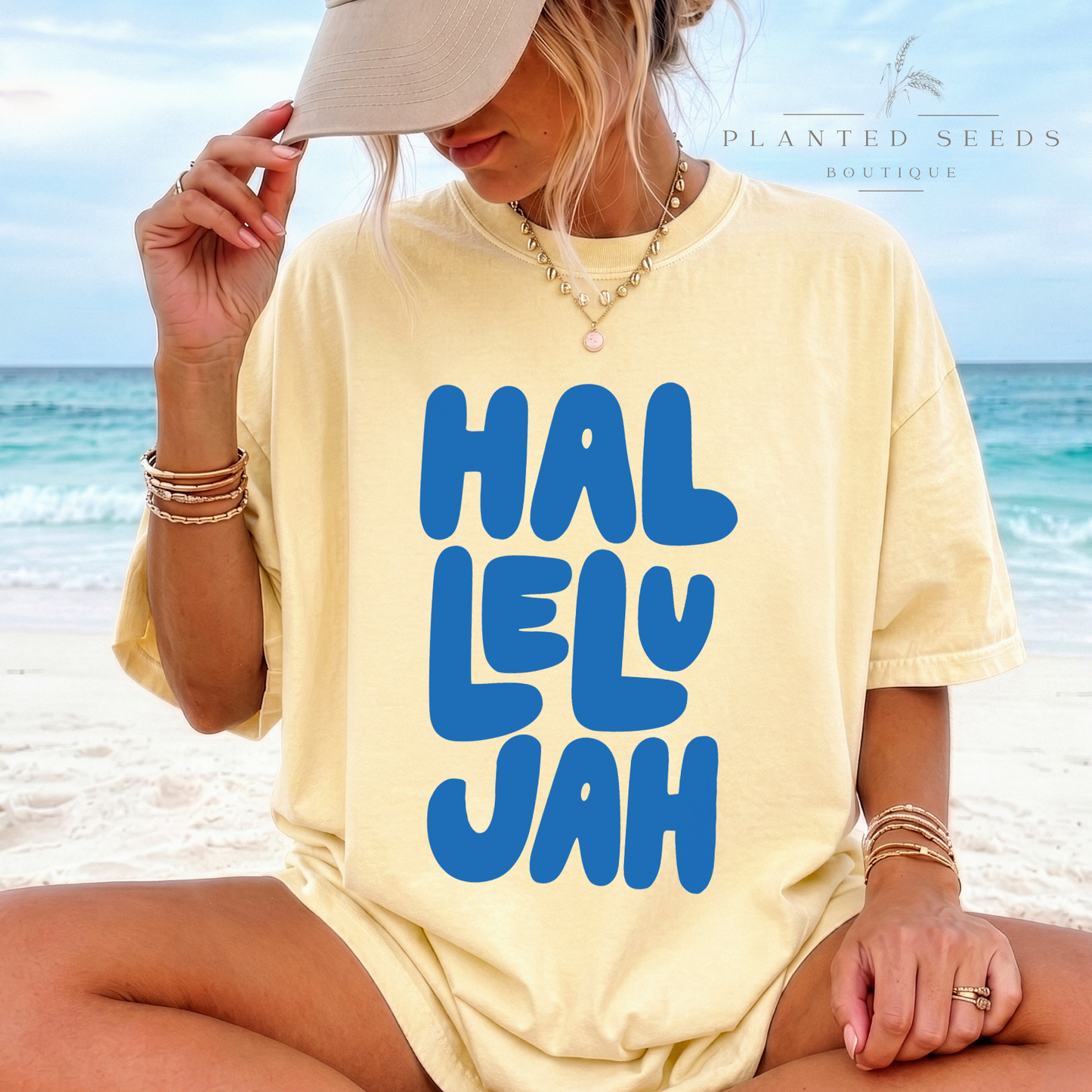 Yellow Hallelujah Tee