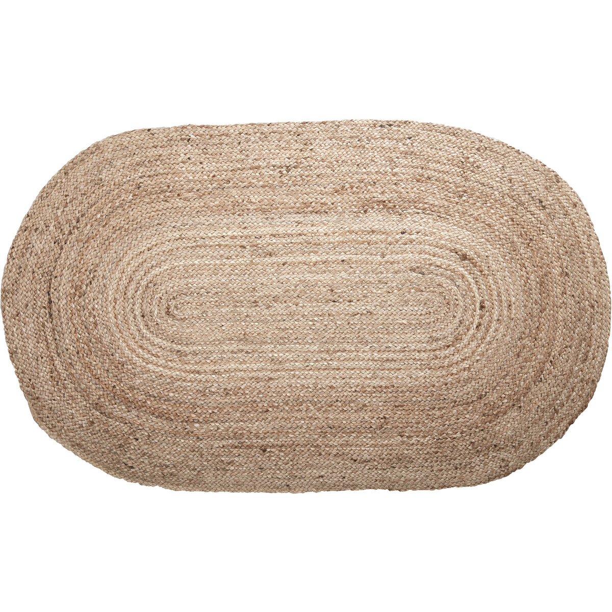 Natural Jute Rug Oval w/ Pad 36x60