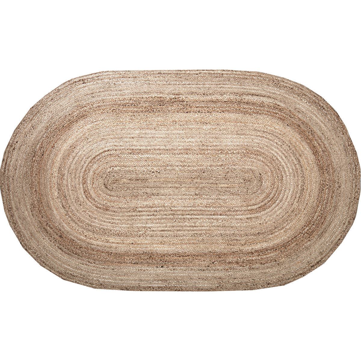 Natural Jute Rug Oval w/ Pad 60x96