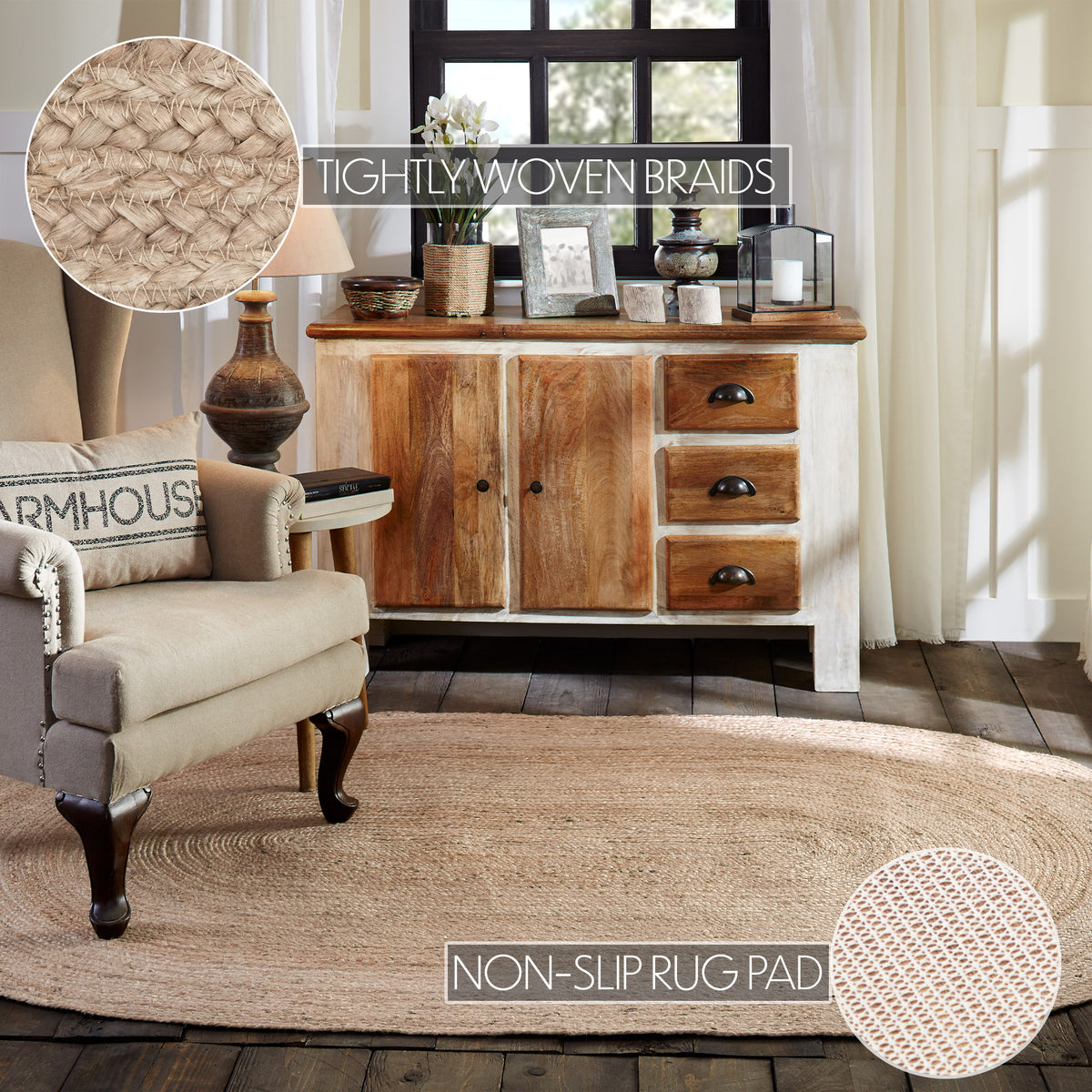 Natural Jute Rug