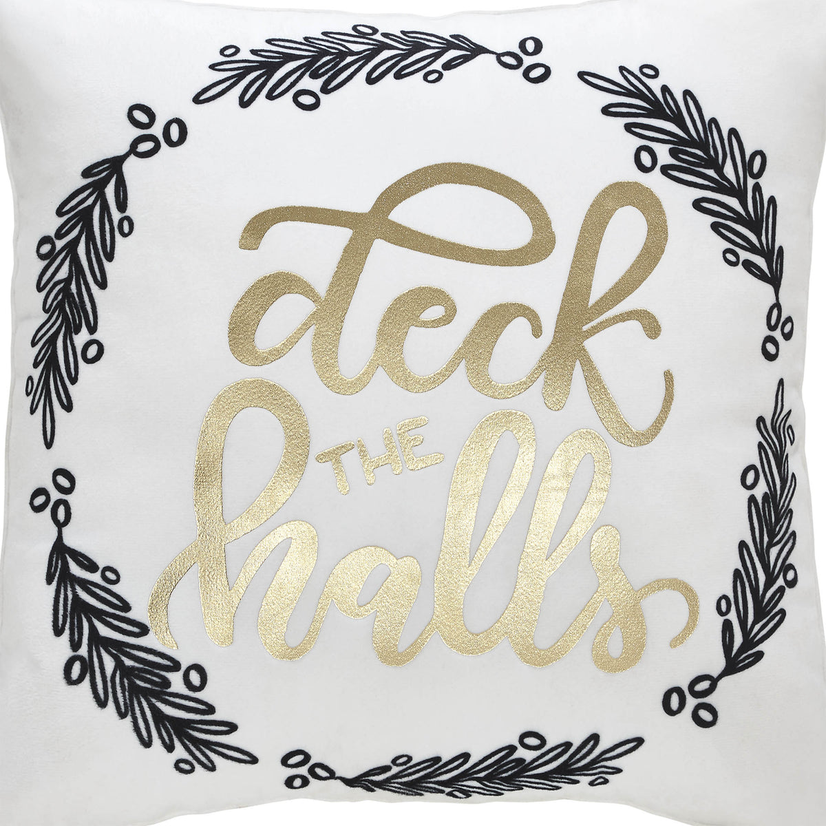 Wintergleam Deck the Halls Pillow 14x14