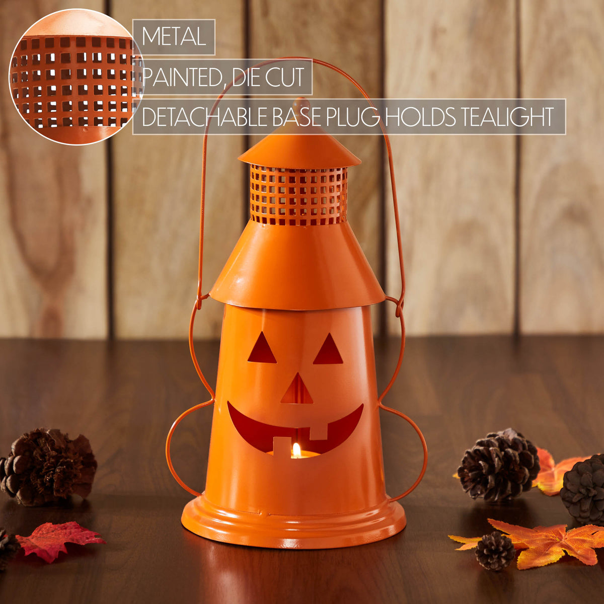 Halloween Lantern Tealight Holder 12x8x6