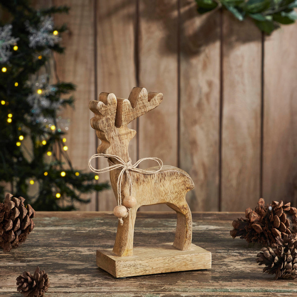 Reindeer Wooden Figurine