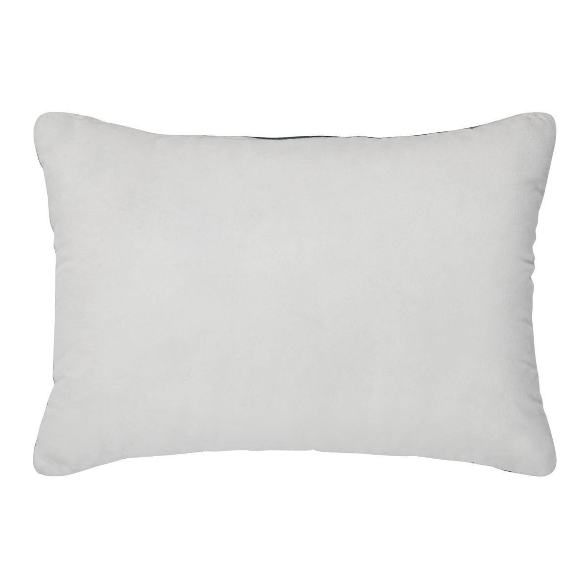 4 Christmas Trees Green Velvet Pillow 14x10