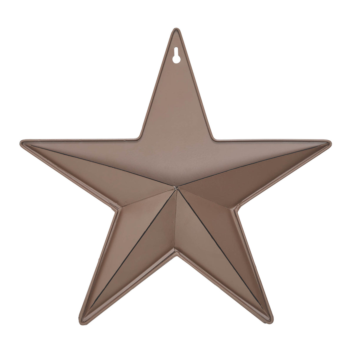 Metal Star w/ Pocket Rust Brown Distressed 12x12
