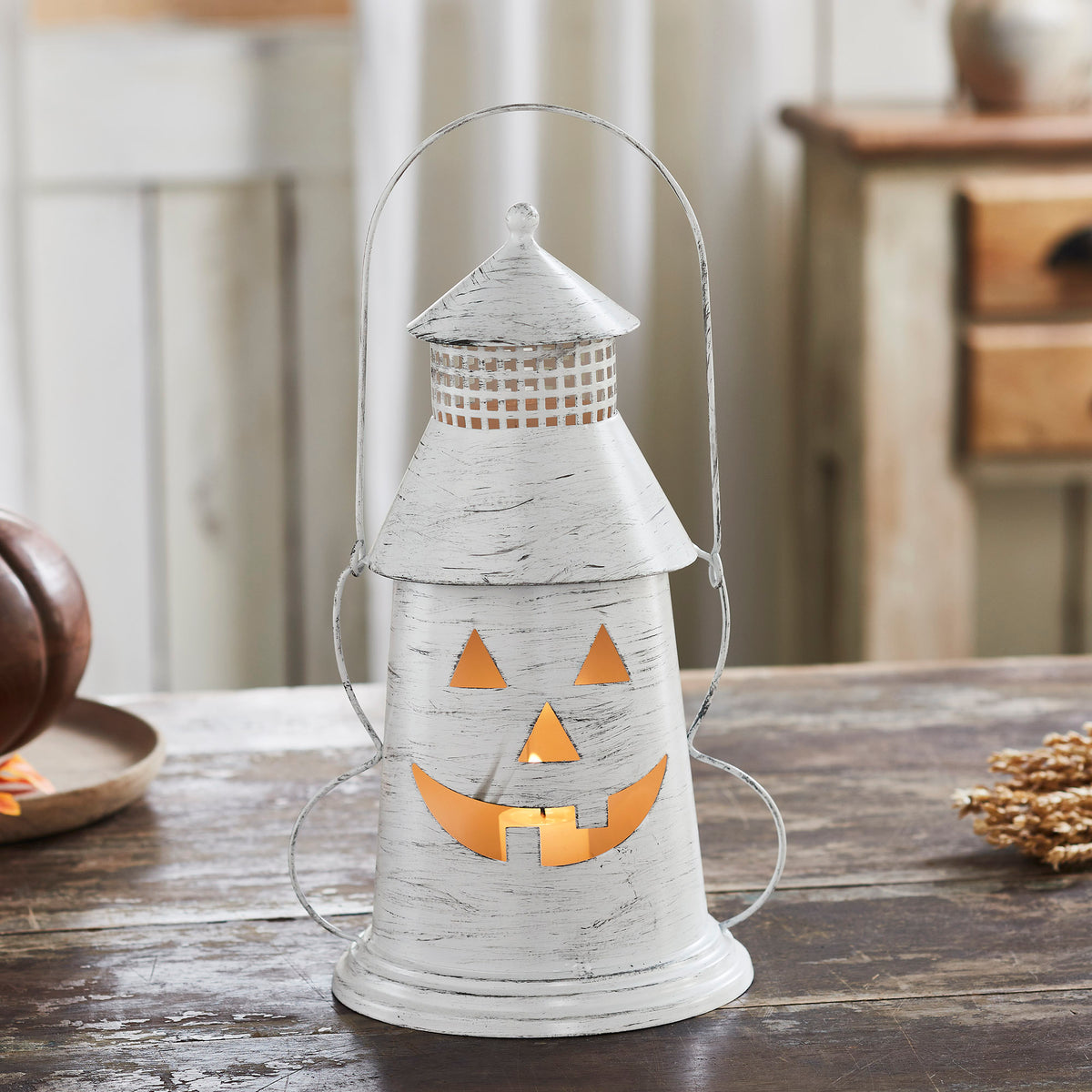 Halloween Lantern Tealight Holder 12x8x6