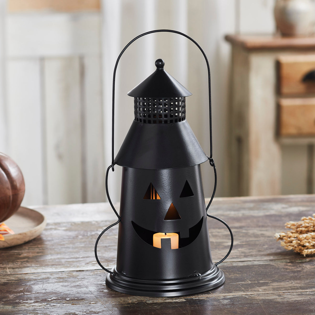 Halloween Lantern Tealight Holder 12x8x6