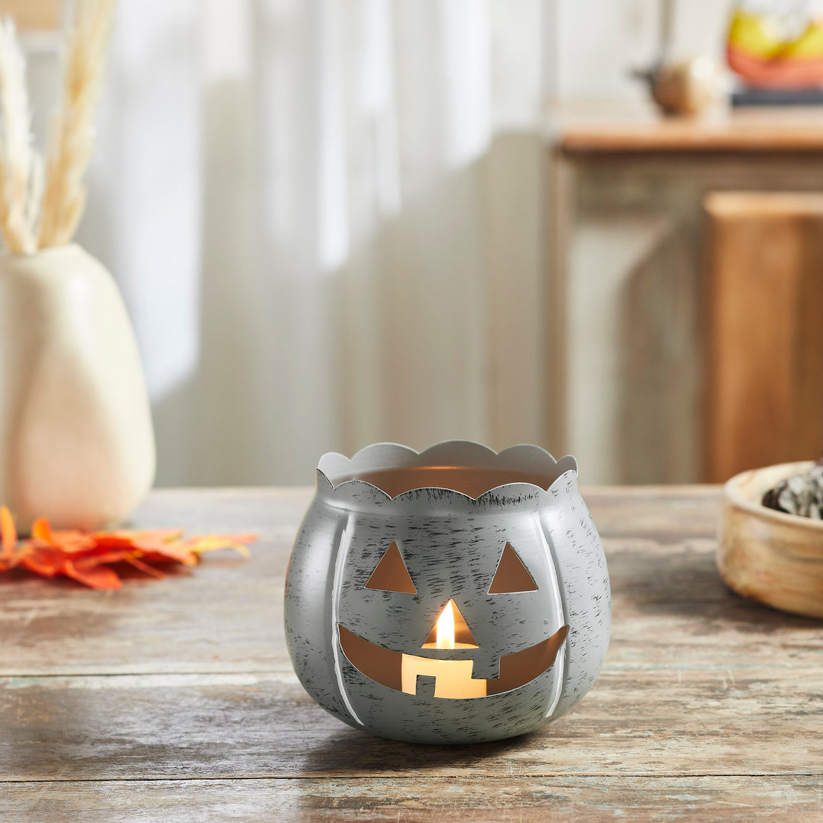 Jack-O-Lantern Candle Holder