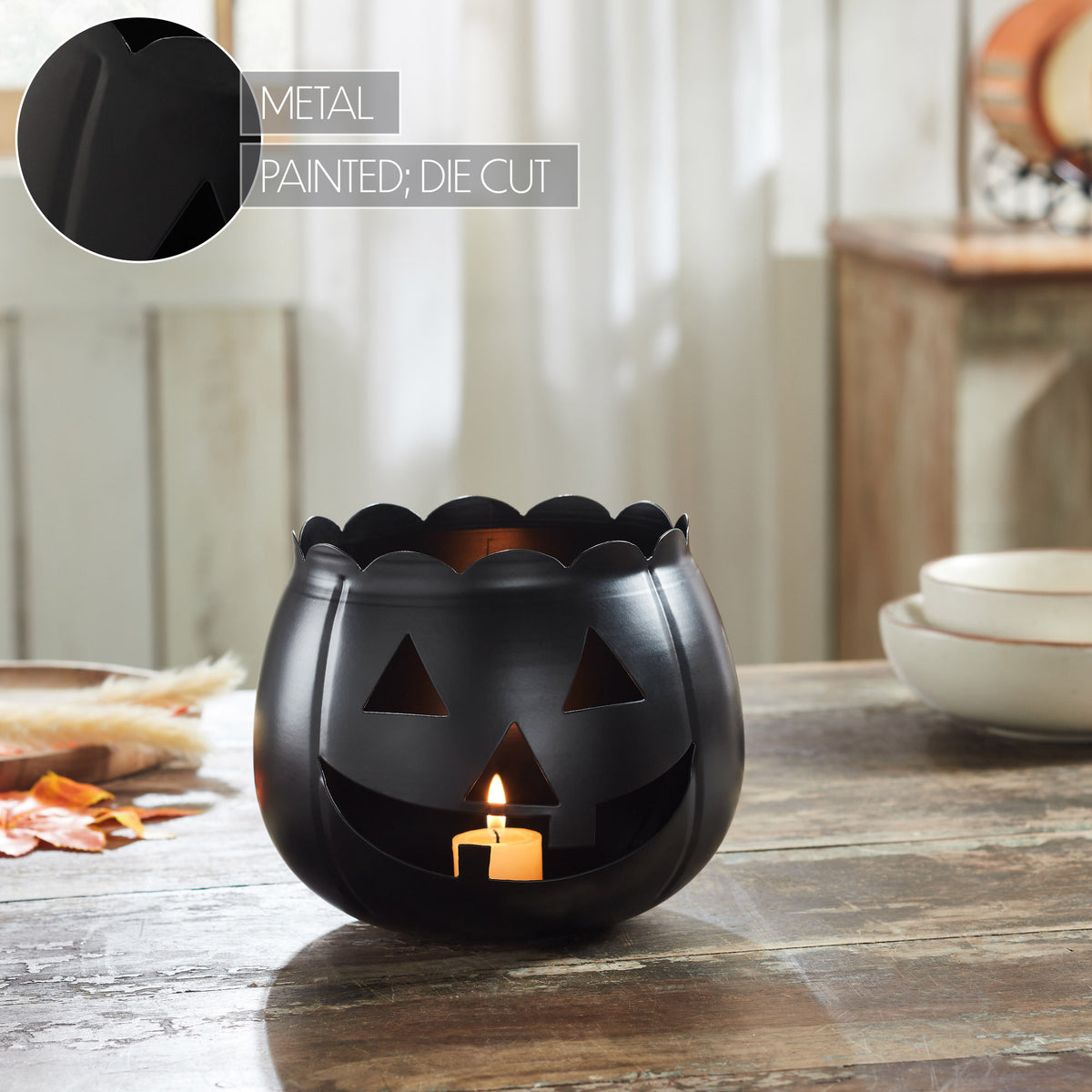 Jack-O-Lantern Candle Holder