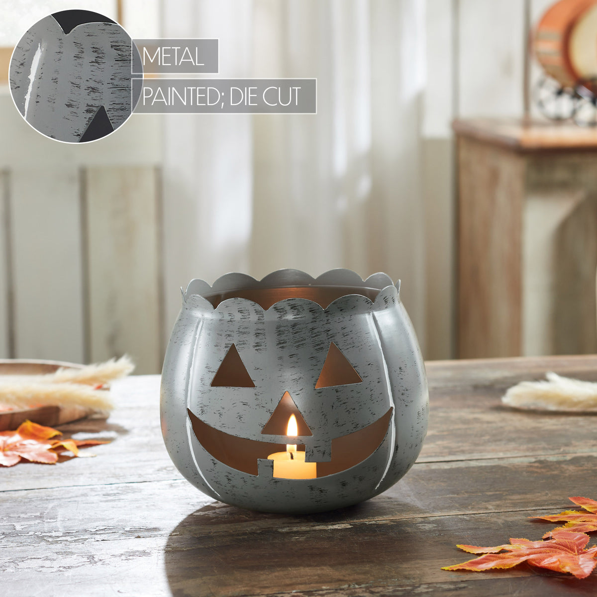 Jack-O-Lantern Candle Holder