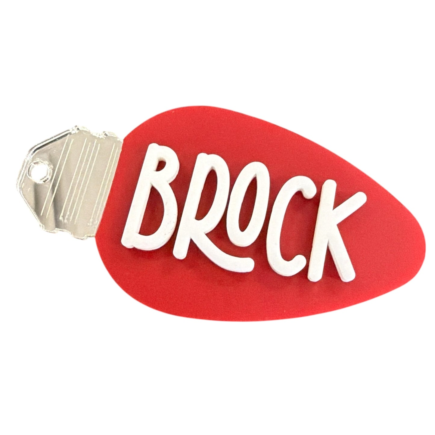 Light Bulb Stocking Tags