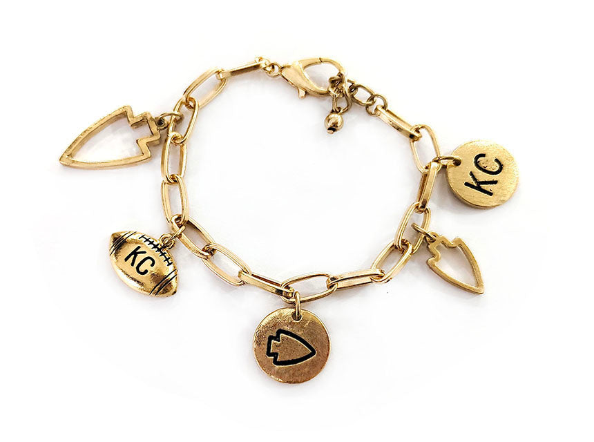 KC Charm Bracelet Gold