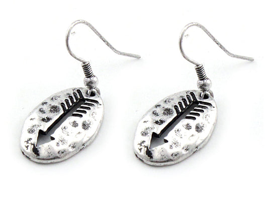 Stamped Arrow Earrings