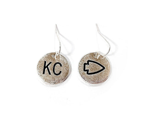Silver KC Earrings