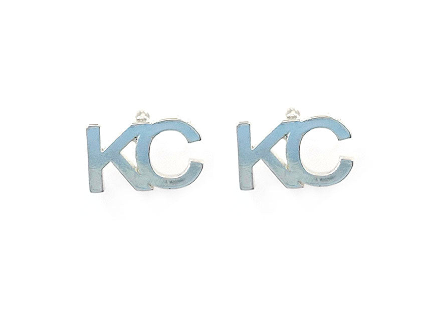 Silver KC Earrings