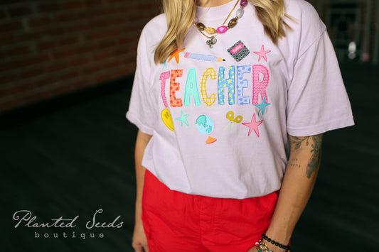Teacher Doodle Tee