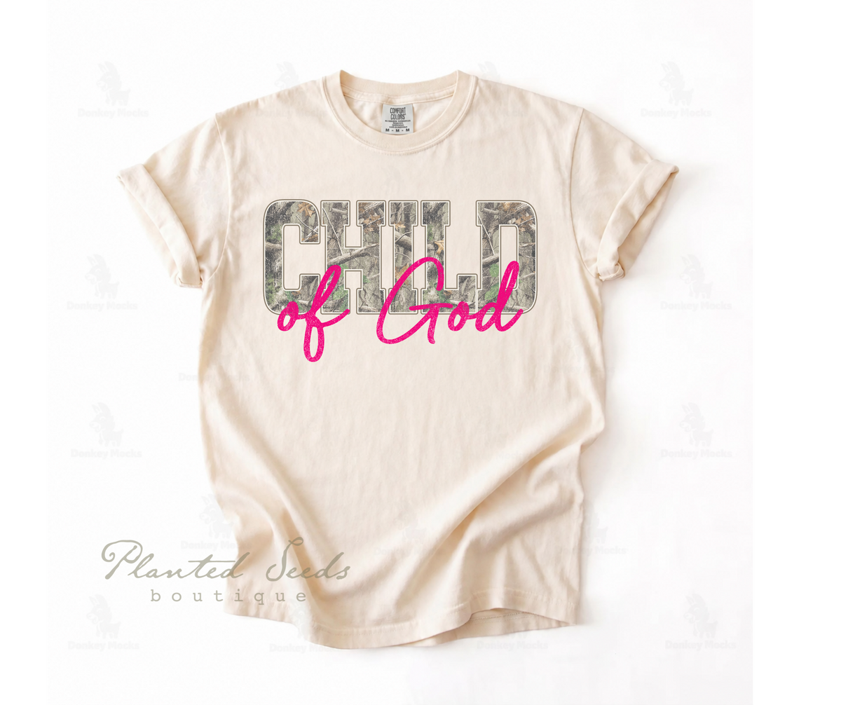 Child of God Camo Tee