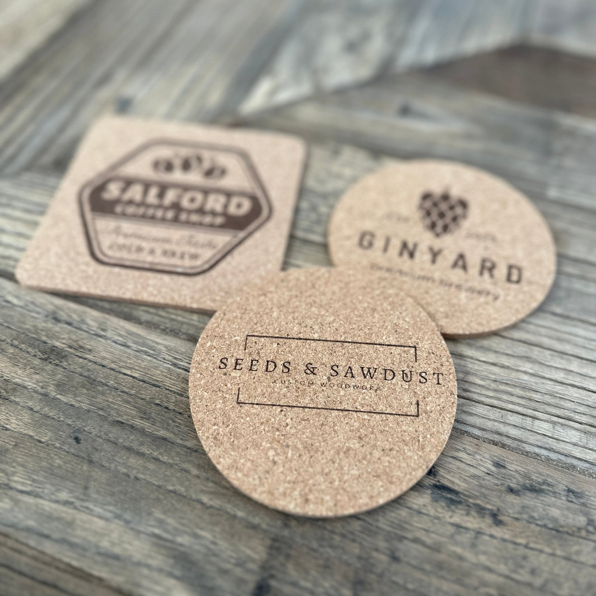 Cork Coaster | Personalized With Logo | Bulk Orders - Seeds & Sawdust