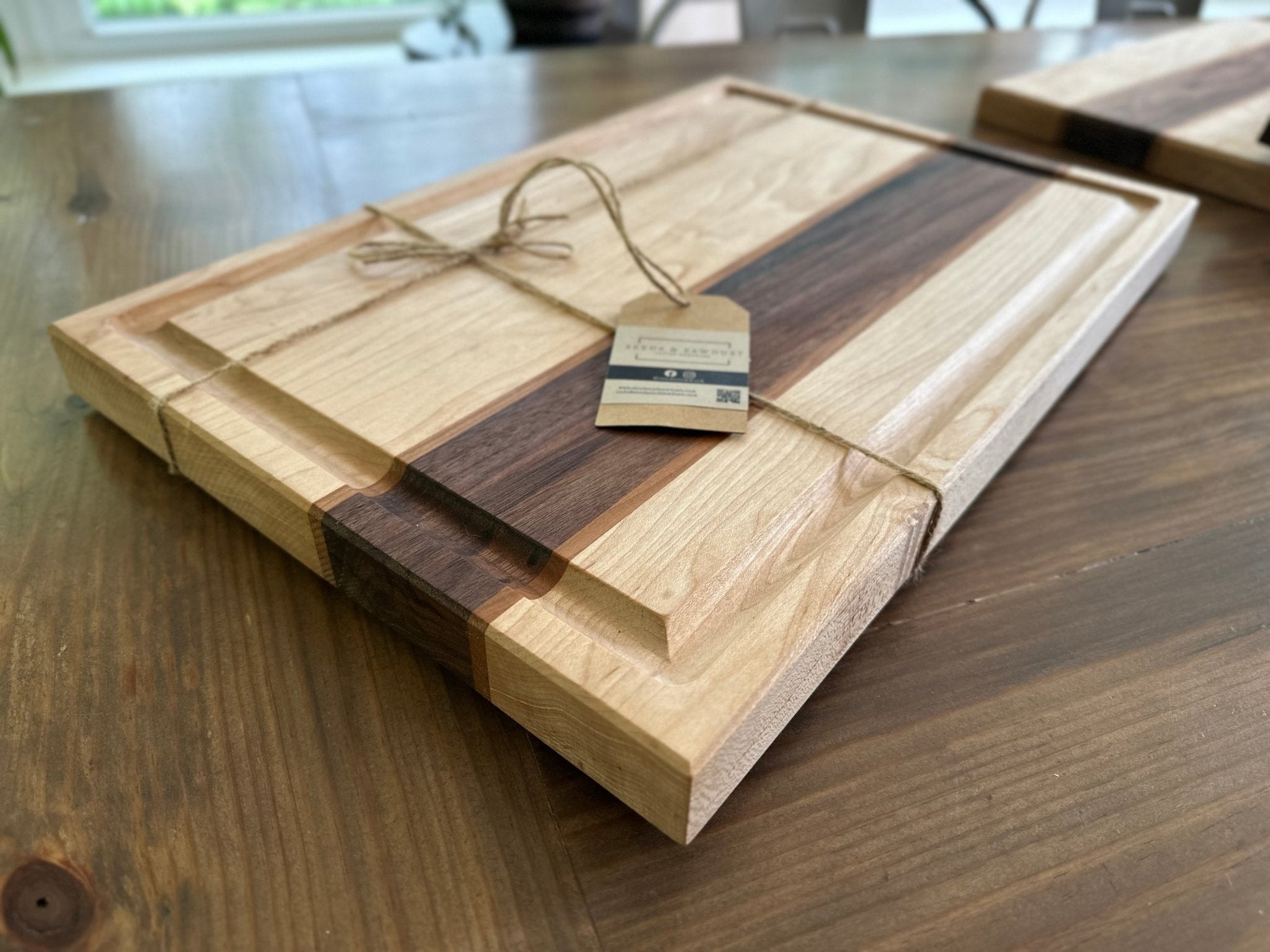 Hardwood Cutting Board | Walnut | Maple | Cherry - Seeds & Sawdust