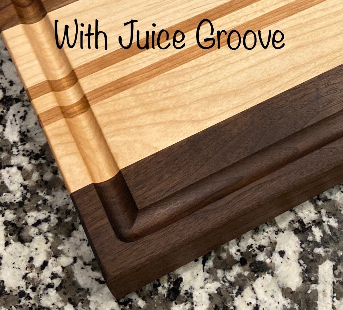 Hardwood Cutting Board | Walnut | Maple | Cherry - Seeds & Sawdust