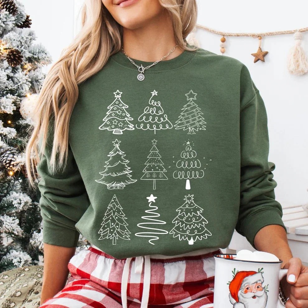 Merry Trees Sweatshirt - Seeds & Sawdust