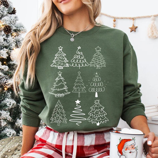 Merry Trees Sweatshirt - Seeds & Sawdust
