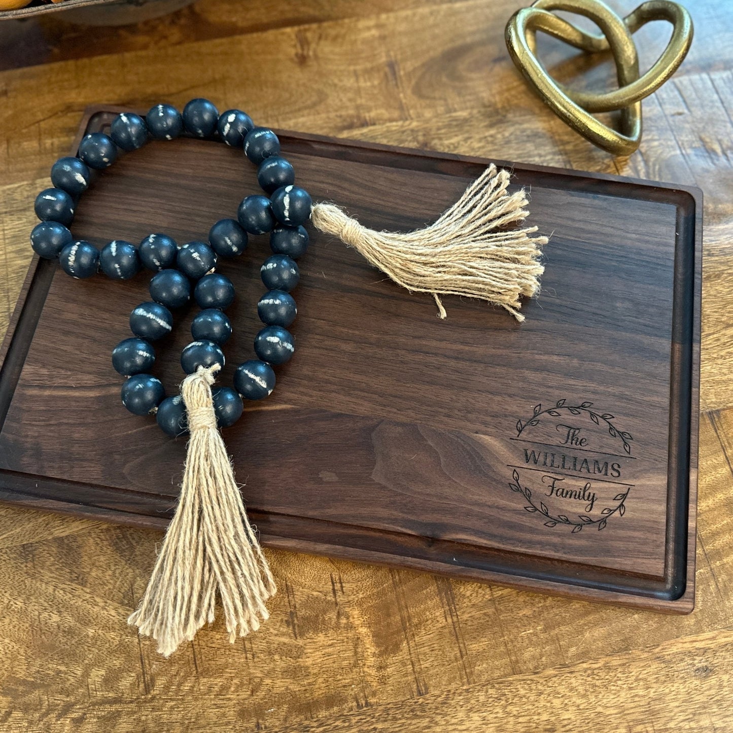 Personalized Cutting Board, Walnut or Cherry - Seeds & Sawdust