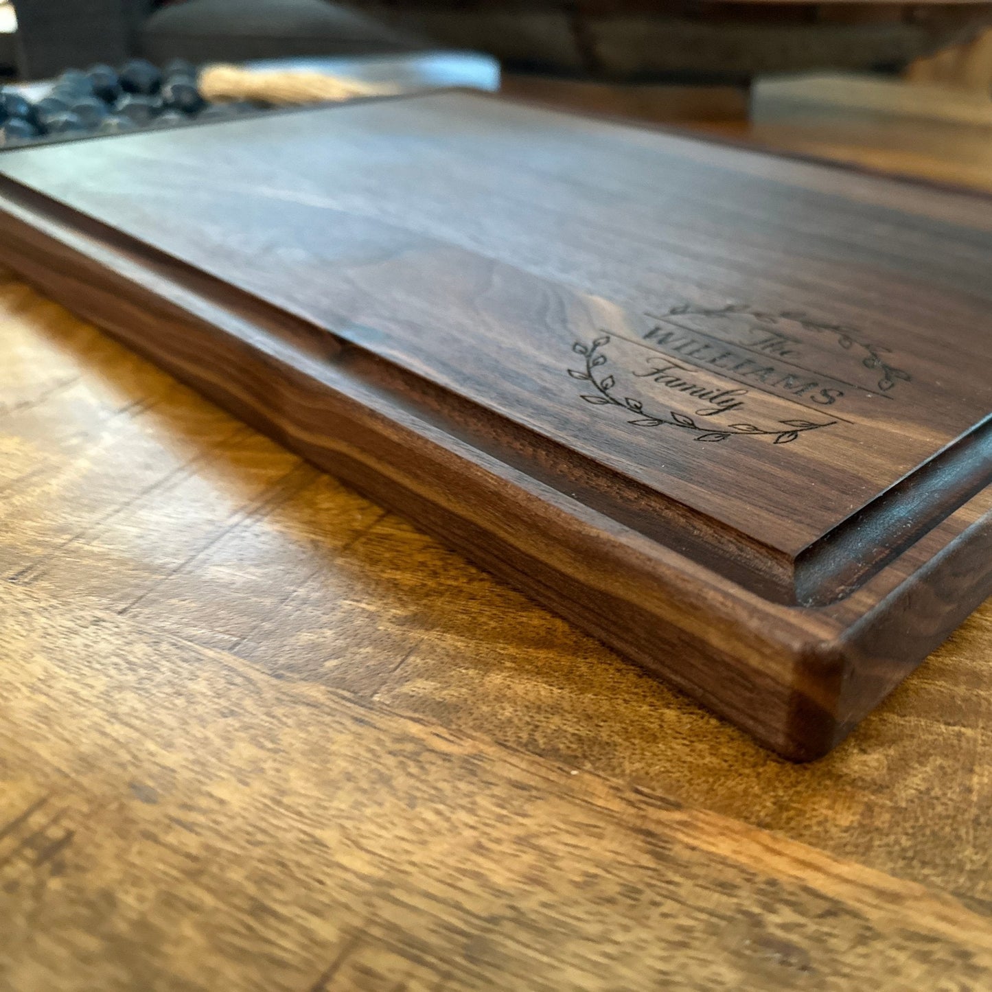 Personalized Cutting Board, Walnut or Cherry - Seeds & Sawdust