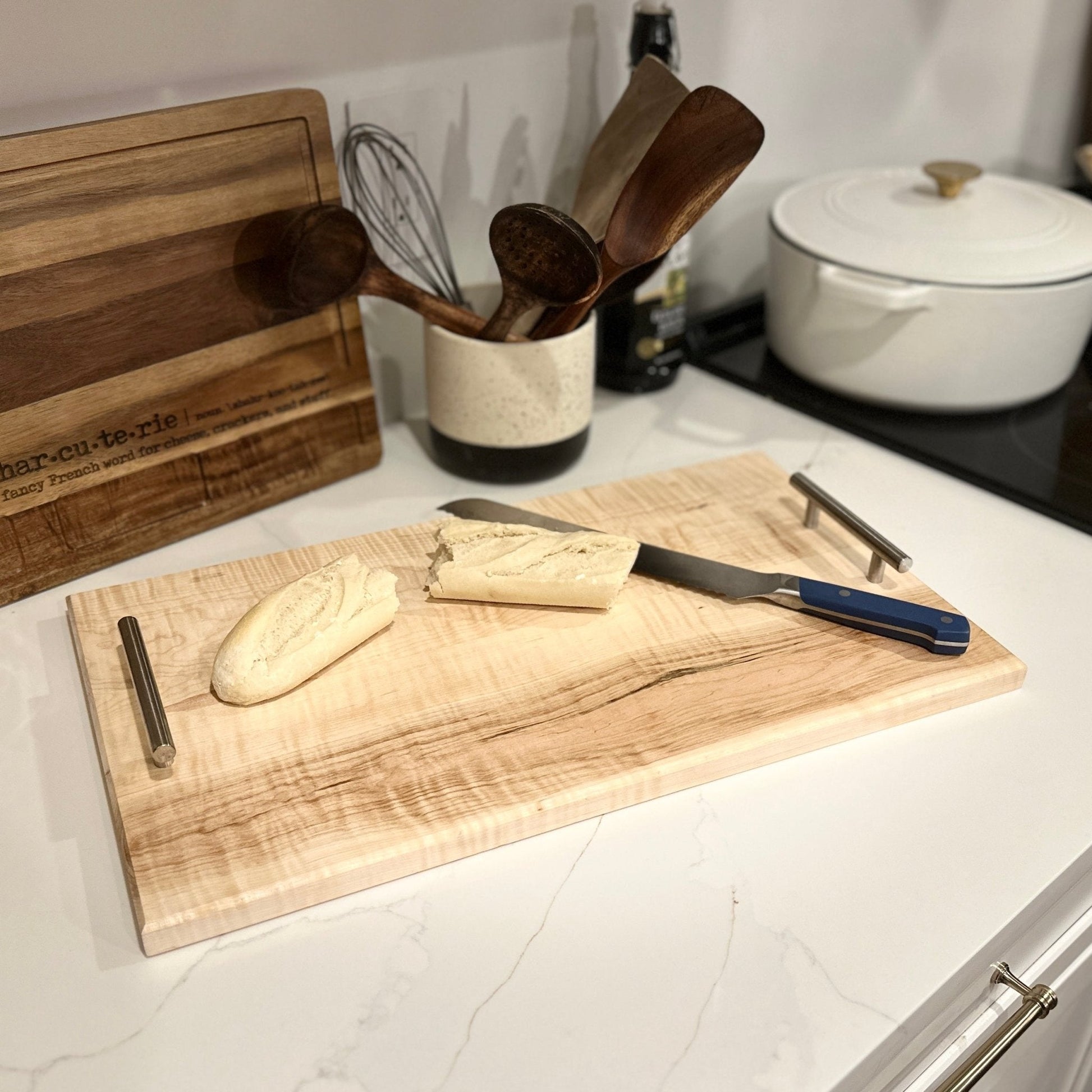 Serving Tray | Charcuterie Board | Curly Maple - Seeds & Sawdust
