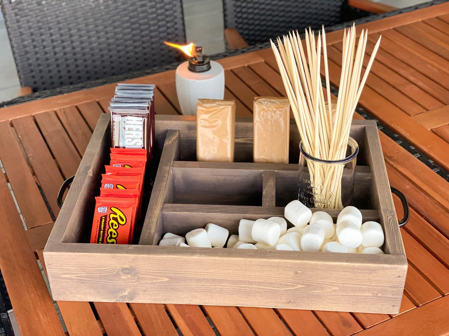 S'mores Tray | Campfire Accessories | Cookout | Camping - Seeds & Sawdust